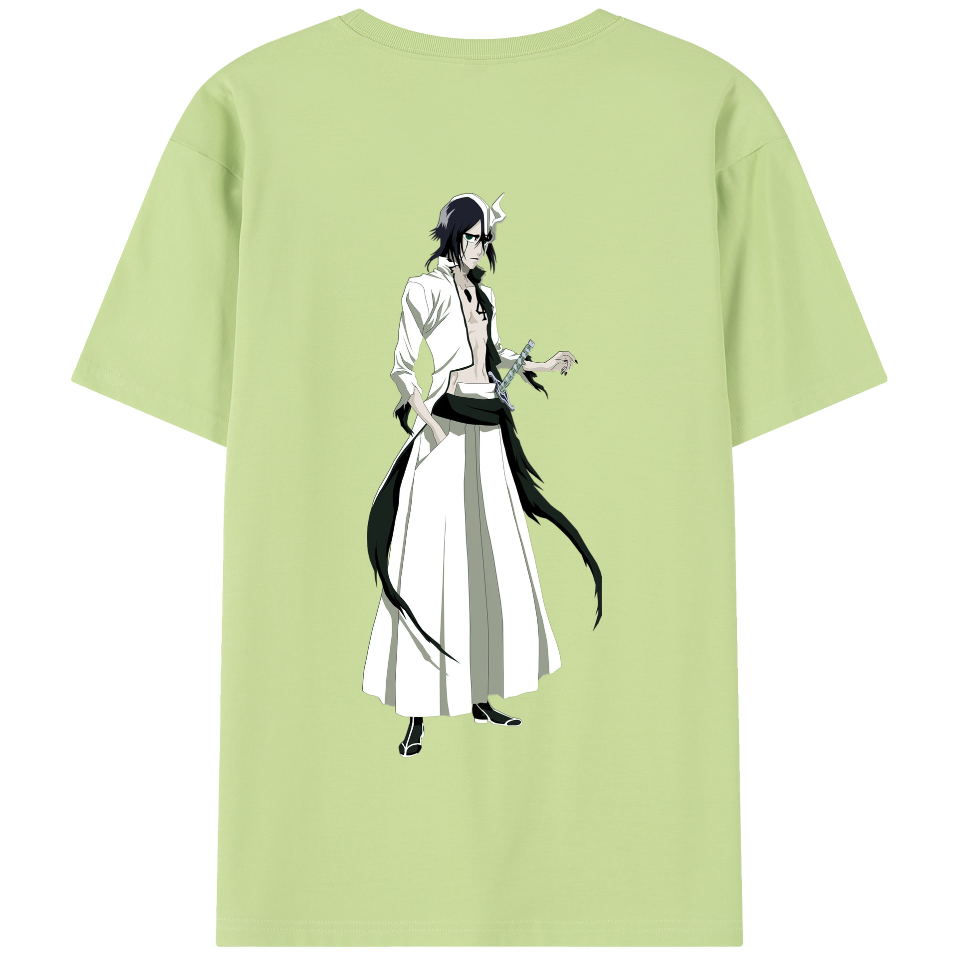 （画像用） ブリーチ ウルキオラ·シファー BLEACH Ulquiorra cifer 綿100％半袖Tシャツ（背面プリント）